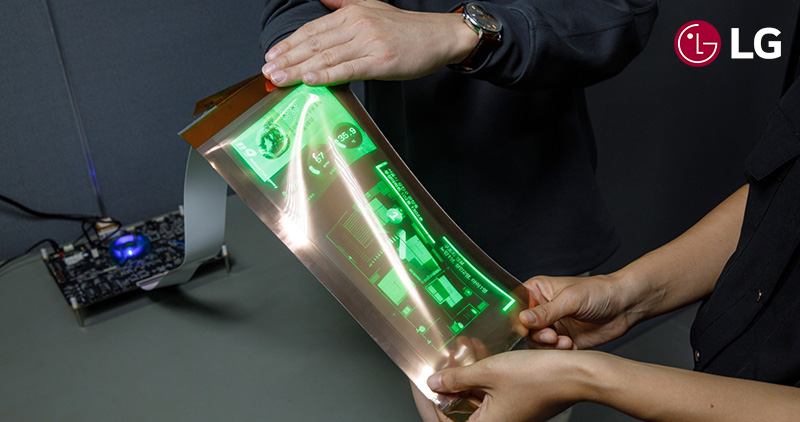 Lg Introduced The Worlds First Stretchable Display