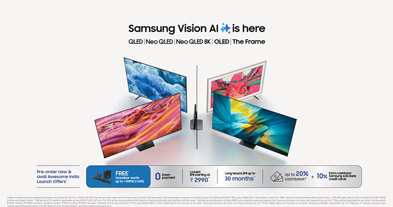 Samsung Launches New 2025 Tv Lineup In India You Will Get A Free Soundbar Worth Rs 90 Thousand
