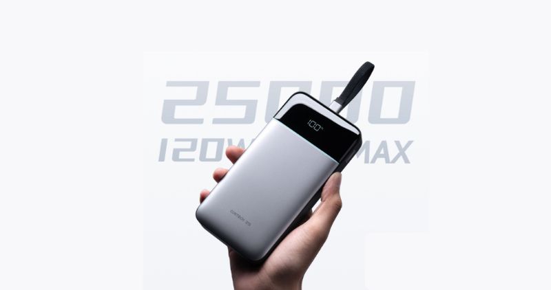 Cuktech Launches A Power Bank With A 25000Mah Battery And 120W Fast Charging