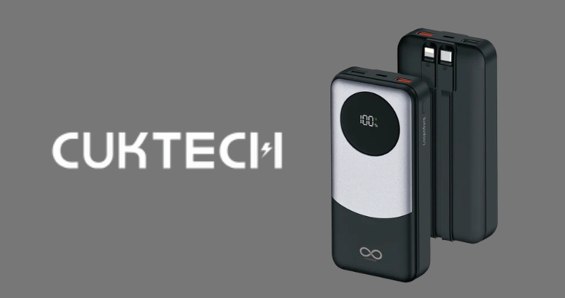 Cuktech Launches 20000Mah Power Bank With 55W Power And Lcd Display