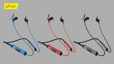 PTron Tangent Plus V2 neckband launched in India with quick charging support