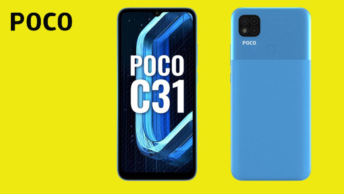 Poco C31 launched in India at a starting price of Rs 8499
