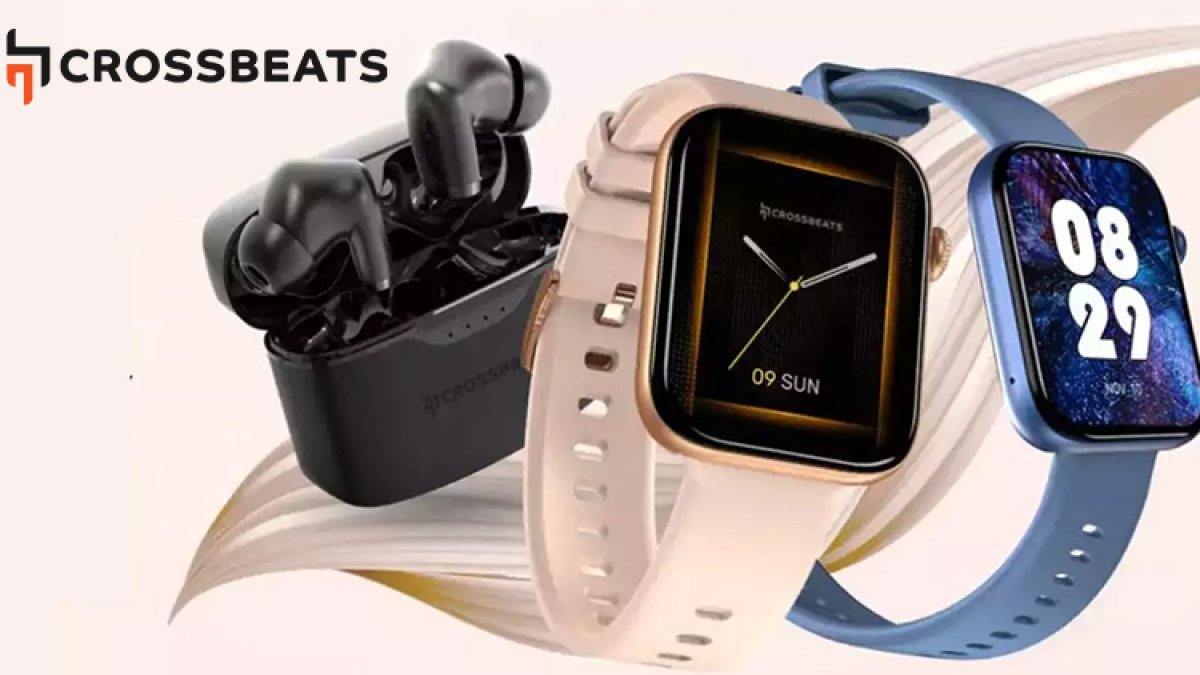 Crossbeats launches smartwatch and earbuds, 60 hours of battery backup.