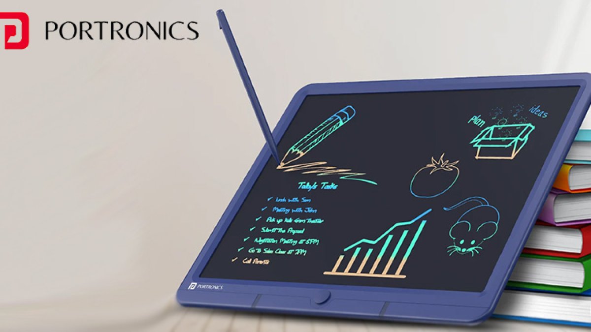 Portonics launches smart colored pad Ruffpad 15M with 15-inch display.