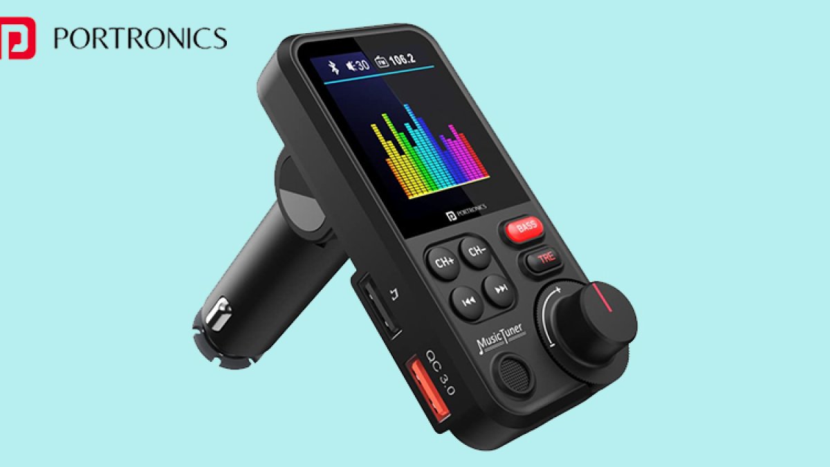 Portronics launches music streamer and mobile charger, control by voice while driving.