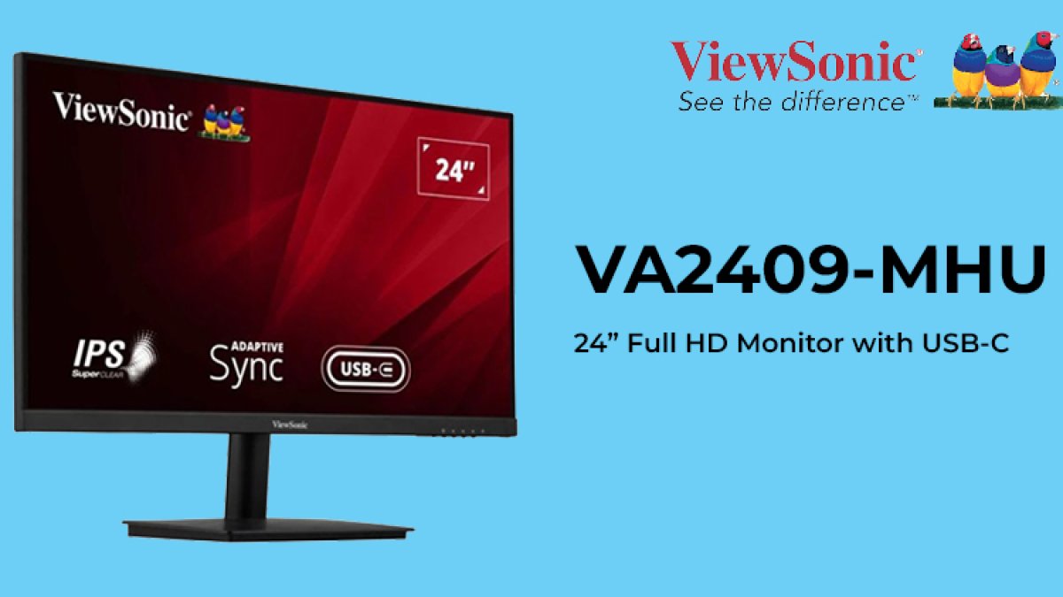 ViewSonic VA2409-MHU launches 24-inch Type-C port monitor, will get high refresh rate