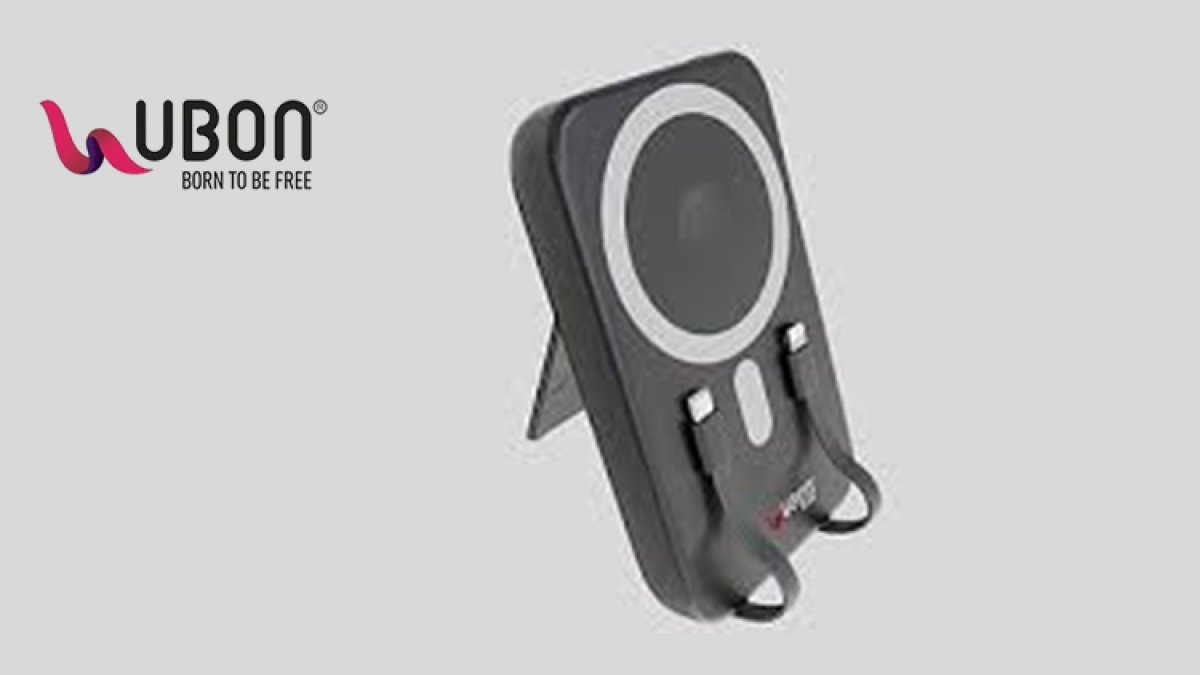 UBON launches magnetic wireless charging power bank with 10,000mAh capacity