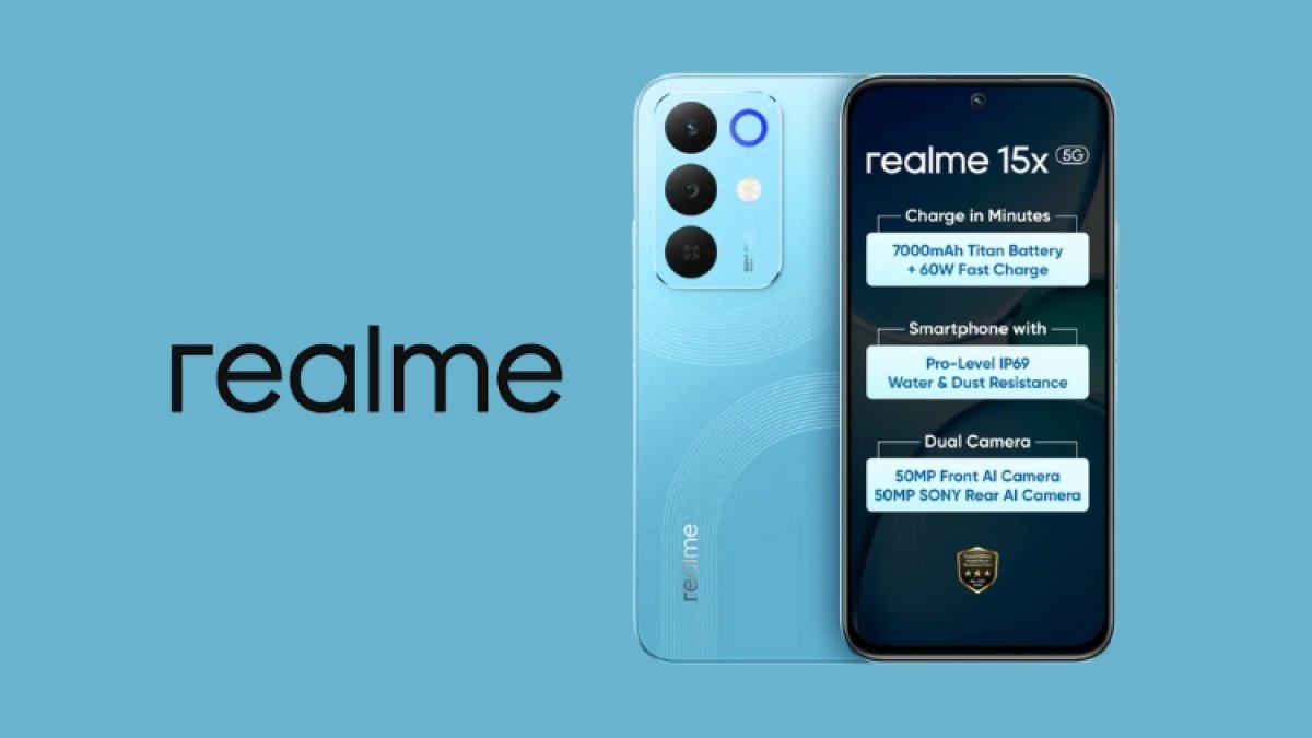 Realme 15X 5G launched with 50-megapixel camera, 7000mAh battery; learn price and features