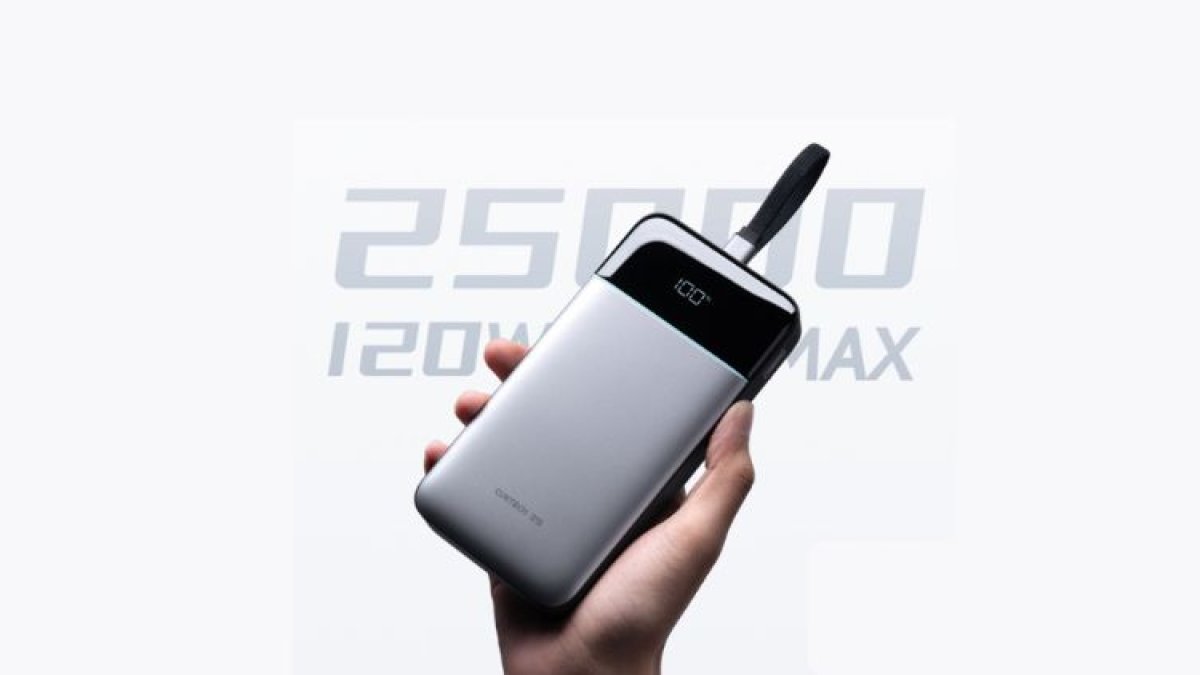 Cuktech launches a power bank with a 25,000mAh battery and 120W fast charging. Learn the price.