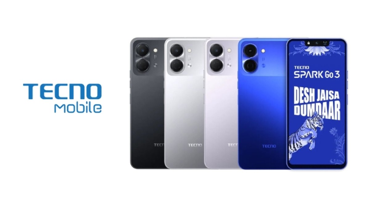 Affordable Smartphone Tecno Spark Go 3 Launched in India, Equipped with a 6.75-inch 120Hz Display and IP64 Rating