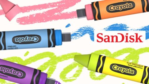 A Pen Drive That Looks Like a Child's Crayon! SanDisk Crayola USB-C Launched in India