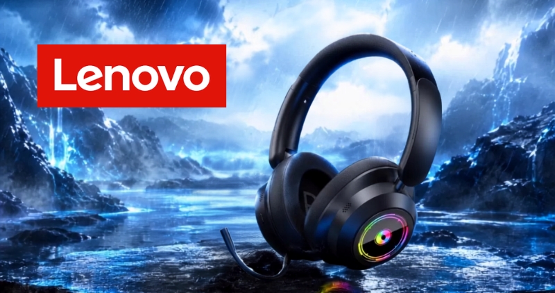 Lenovo Aurora GH15 Gaming Headphones Launched with 1000mAh Battery and RGB Lighting; Check Price