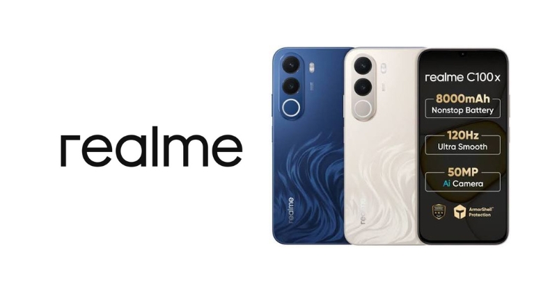 Realme C100x Launched in India: 8,000mAh Battery and 120Hz Display, Priced Under ₹15,000