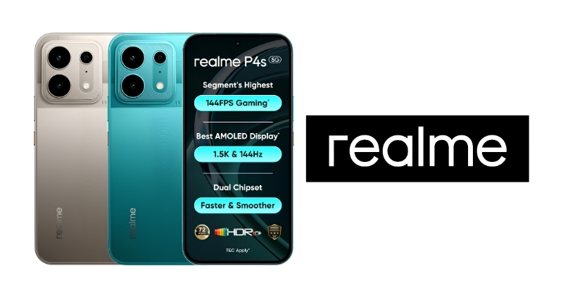 Realme P4s 5G Launched with 50MP AI Camera and 8000mAh Battery; Check Price and Features